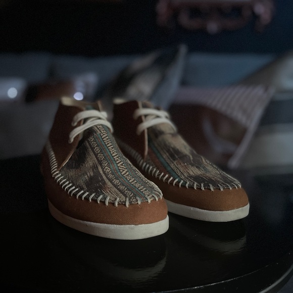 Mens Generic Surplus Aztec Print Chukka - Picture 3 of 11